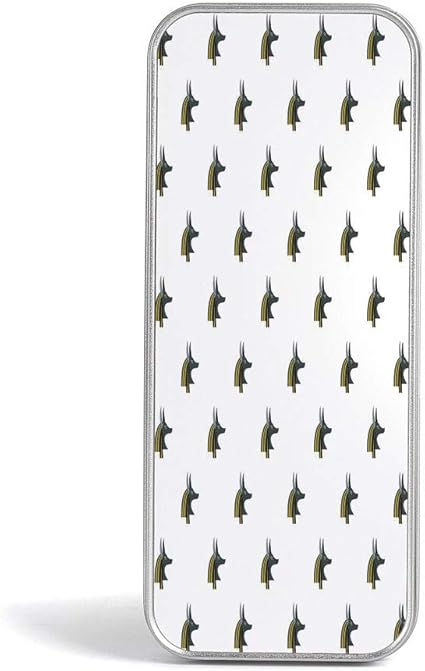 Amazon ペンシルブリキボックス エジプト製 ペンケースオーガナイザー 学校 オフィス 自宅用 歴史的な古代のシンボルセット ネフェルティのプロファイルアンティークアートワーク ペン立て 文房具 オフィス用品