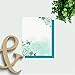 100 Stationery Paper - Cute Floral Designs for Writing Letters, Notes, and Invitations - Perfect for Bridal Shower, Birthdays, Engagement Party, Anniversary, Wedding, VIP and Other Occasions - Seaweed