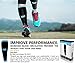 SB SOX Compression Calf Sleeves (20-30mmHg) for Men & Women - Perfect Option to Our Compression Socks - For Running, Shin Splint, Medical, Travel, Nursing, Cycling, and Leg Pain (Black/Blue, X-Large)
