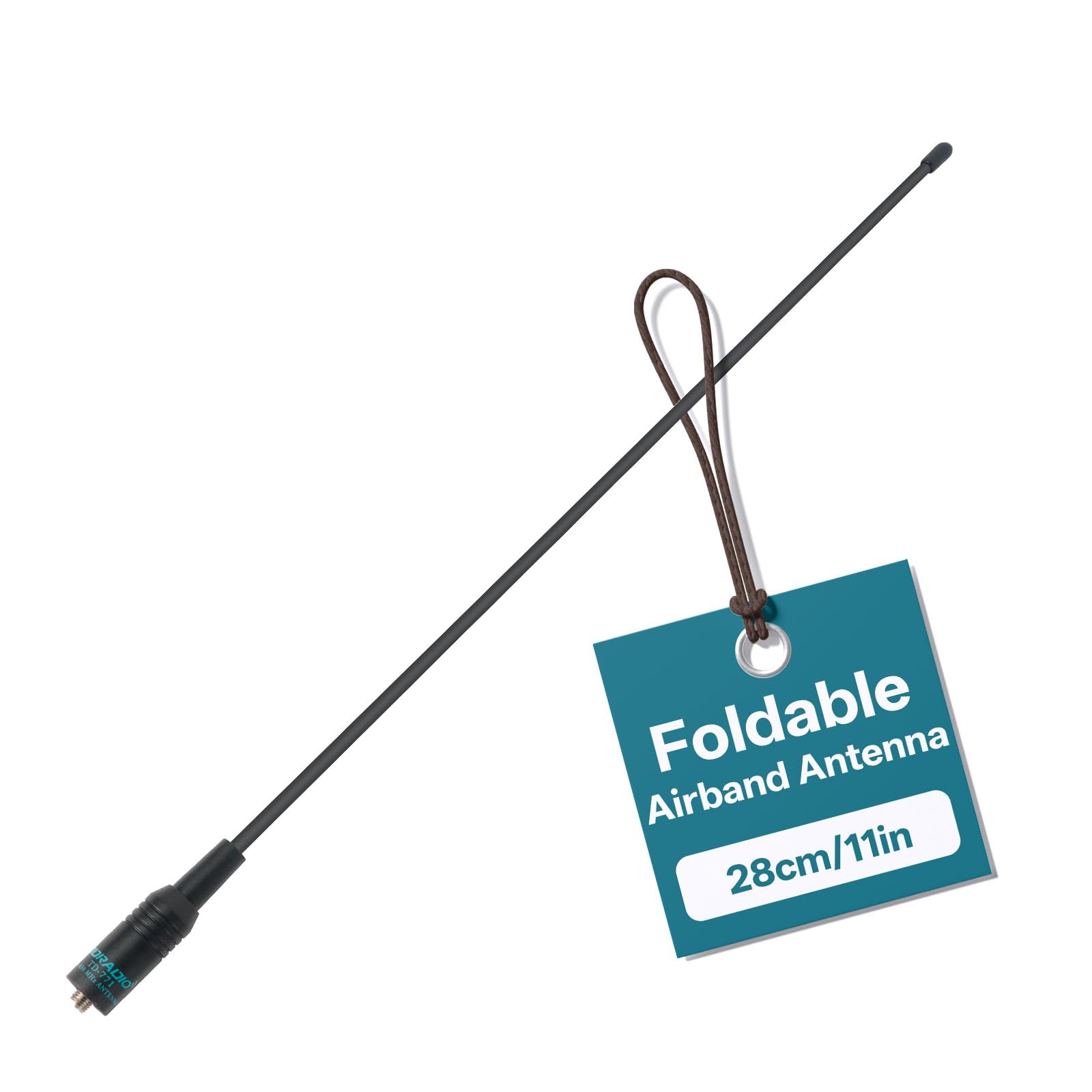 Photo 1 of TIDRADIO 11-in AirBand Antenna 120/300MHz | SMA-Female Connector | Compatible with BAOFENG UV-5R Mini, UV-32,DM-32,F8HP PRO,5RM,5RH PRO,K5PLUS,TD-H3 Plus Walkie Talkies | Enhanced Airband Signal