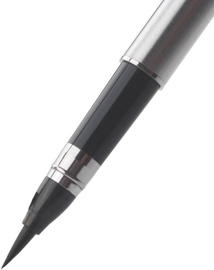 Synthetic Hair Calligraphy Pen Fountain Pen with Metal Shaft for Calligraphy