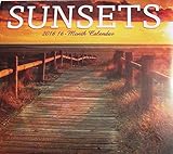 2016 Sunsets 16 Month Wall Calendar