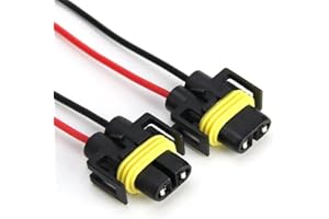 TwinkleTech High-Performance Automotive Connectors Headlight Socket | H11 Connector Headlight Connector Pigtail | 12v Female 