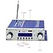 Tsumbay 2x20W Mini Stereo Amplifier Home Hi-Fi Audio Power Amplifier with wireless Remote for Home Theater/Speaker/Car/Boat/Motorcycle, Supported USB/SD/DVD/TF Card/AUX/MP3/FM Player