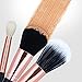 Party Queen 15Pcs Makeup Brushes Set Luxury Rose Golden Synthetic Wool Beauty Brush Tool Cosmetics Brush Kit
