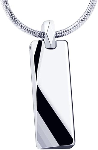 Amazon Ostory シンプルな メンズネックレス ペンダント タングステン スティック サージカルステンレス ネックレス メンズ アクセサリー ネックレス 通販