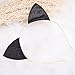 Mudder 4 Pieces Glitter Cat Ear Headbands Kitty Headbands Cat Ear Hair Hoops for Daily Wearing and Party Decoration