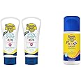 Banana Boat Kids Mineral Sunscreen Lotion SPF 50 Twin Pack and Sport Sunscreen Roll On Lotion SPF 60 Travel Size