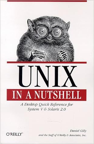Unix In A Nutshell A Desktop Quick Reference For System V -