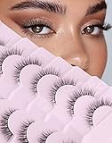 Onlyall Natural Lashes Wispy Lashes Natural Look