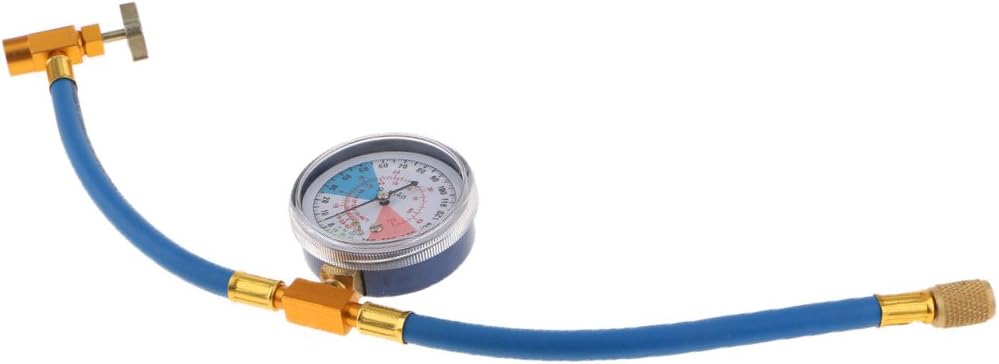 Amazon 冷媒補助ツール エアコンガスチャージホース Ac充電ホース 圧力計ゲージ付き 350psi R134a R12 R22 エアコン ガス 車 バイク