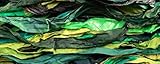 Sari Silk 100g Ribbon Yarn Green - recycled Sari Silk Ribbon Yarn