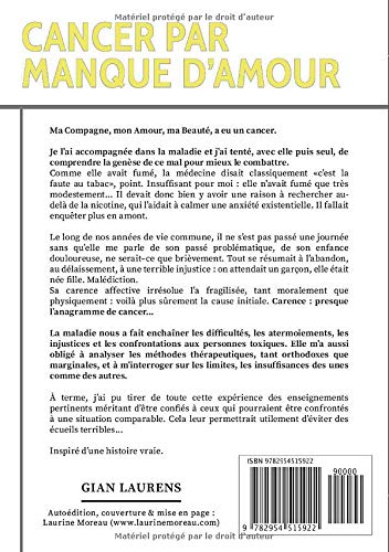 Amazon Cancer Par Manque D Amour Inspire D Une Histoire Vraie Un Drame Familial Et Sentimental Un Roman Triste Et Bouleversant Temoignage Et Conseils La Maladie Entre Un Couple French