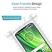 LK [3 Pack] Screen Protector for Moto G6 Play Tempered Glass Case Friendly, 9H Hardness HD Clear, Bubble Free [Not fit for Moto G6]