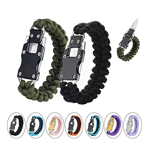 🥇 WEREWOLVES Paracord Knife Bracelet Survival Cord Bracelets The Best Is