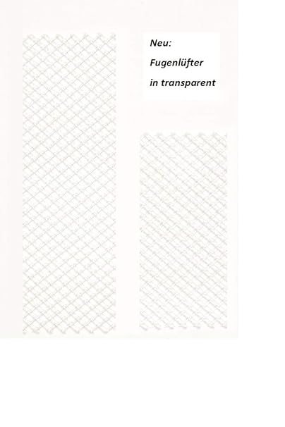 Fugenlüfter, Wespenschutz, Stoßfugengitter, Stoßfugenlüfter, Nagerschutz, TRANSPARENT (50, 8,00 cm x 4,00 cm)