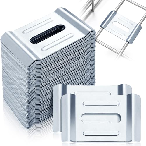 50 Pcs Hold Down Clamp for Cable Tray Basket Wire Mesh Cable