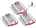 Kingjet 18 Pack PGI-270XL CLI-271XL Ink Cartridge Replacement for Canon Printer Ink 270-271 Combo Pack Compatible with Pixma MG5720 MG5721 MG5722 Printer (PGBK, Black, Cyan, Magenta, Yellow, Gray)