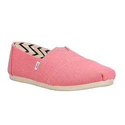 TOMS Womens Alpargata Slip On Flats Casual - Pink