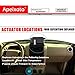 Actuator Assemblies Front HVAC Heater Blend Door Actuator Compatible with Expedition Explorer Sport Trac Mercury Mountaineer replaces # 1L2Z19E616CA 1L2Z-19E616-CA YH1744 604209 YH-1744 604-209