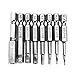 Toolcool Broppe 8pcs 50mm Metric H1.5-H8 Hex Head Allen Bits 1/4 Inch Hex Shank Magnetic Screwdriver Bit Set