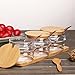 HaloVa Spice Jars Glass Seasoning Box Set Salt Sugar Spice Pepper Condiment Container Kitchen Cruet Seasonings Tools with bamboo Spoon Cover Pedestal, Set of 3