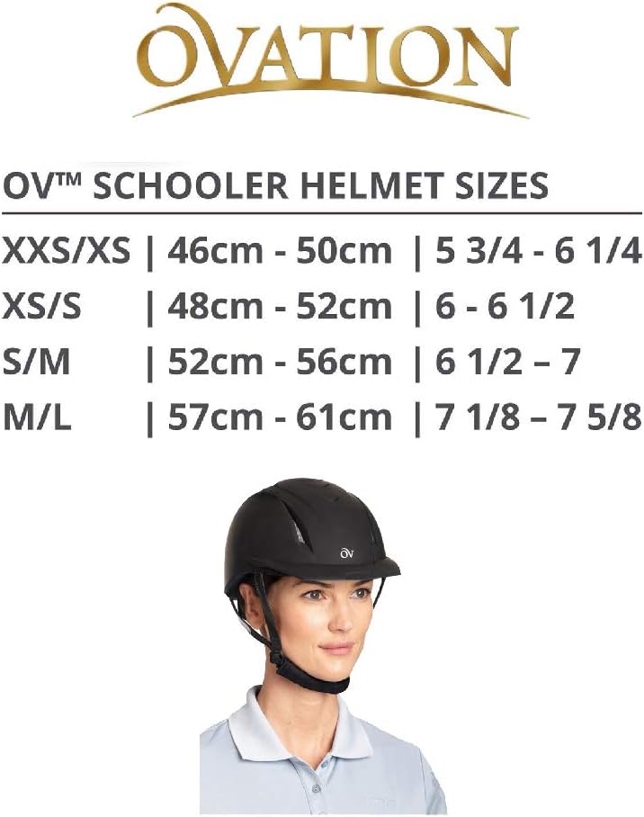 Ovation Equestrian-Helmets Deluxe Schooler : Sports & Outdoors