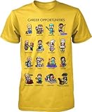 Minecraft Career Opportunities Youth Tee Yellow Youth Large