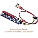 2-Pack PCIe Risers Dual Chip PCI-E 16x to 1x Powered Riser Adapter Card w/ 60cm USB 3.0 Extension Cable & 6 Pin PCIe to SATA Power Cable - GPU Riser Adapter Extender Cable,Ethereum Mining ETH