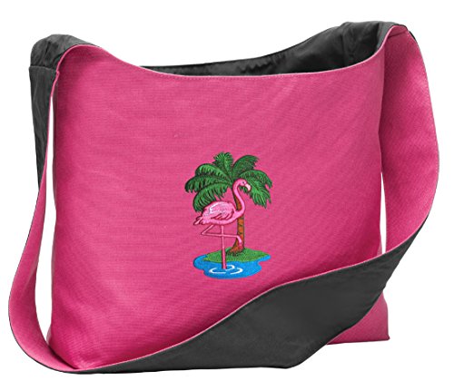 Pink Flamingo Tote Bag CUTE Sling Style Shoulder Bags