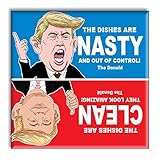 Clean Dirty Dishwasher Magnet Funny The Donald Novelty Item Gift Idea