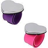 2pcs Magnetic Pin Cushion Wristband, Magnetic Wrist Sewing Pincushion Silicone Strap for Sewing Quilting Accessory Braiding H