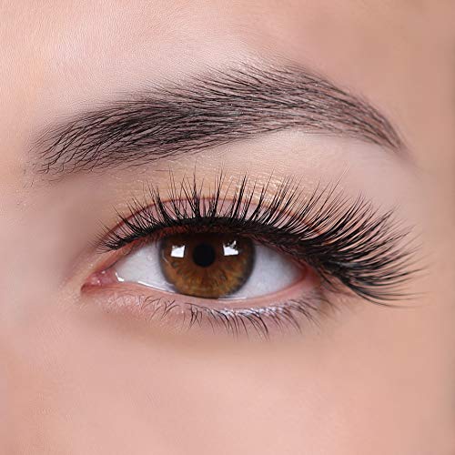 LASHVIEW False Eyelashes,Mink Fake Eyelashes, 3D Natural Layered Effect,Comfortable and Soft,Handmade Lashes Wispies,Environmental Silk Lashes,Reusable Natural Look False Eyelashes for Makeup - Thumbnail 4