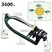 Melnor 20300 995087 3400 Oscillating Sprinkler with Brass Nozzles, 3,400 sq. ft, Basic