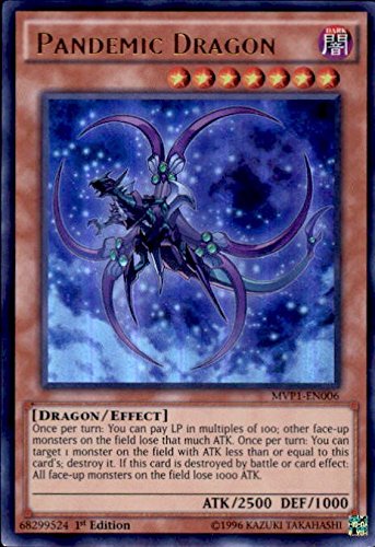 Yu-Gi-Oh! - Pandemic Dragon (MVP1-EN006) - The Dark Side of Dimensions Movie Pack - 1st Edition - Ultra Rare