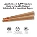 RAW 100 Classic King Size Cones - W Gallery Scoop Sticker - Discreet Box - 109mm Pre Rolled Cones - 26mm Filter Tips - Natural Brown Unbleached Unrefined Rolling Papers - Bulk Pack Bundle