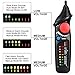Voltage Tester, Tinzzi Non-Contact Electrical Voltage Detector Pen AC 12V-1000V with LED Flashlight, Automatic & Manual Dual Mode Selection, Adjustable Sensitivity, Alarm Mode Live