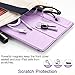 ESR Yippee Trifold Smart Case for iPad 9.7 2018/2017[A1822, A1823,A1893,A1954], Lightweight Smart with Auto Sleep/Wake, Hard Back Cover for iPad 9.7 iPad 5th / 6th Generation, Lavender