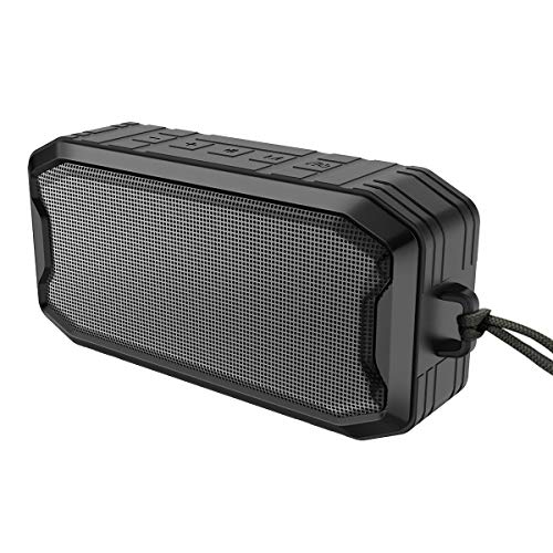 Bluetooth Speaker, KKUYI Portable wireless speaker, Loud Stereo Sound, 1200mAh Battery, IPX7 Waterproof Speaker for Home, Office, Party, Beach, Shower