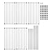 Cozzine 5-Tier Storage Shelves, Adjustable Storage Shelves Heavy Duty Steel Tube Wire Shelving Unit, 35.4