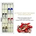Large Size Over the Door Shoe Organizer, 24 Large Pockets Hanging Shoe Organizer with 4 Steel Hooks (22