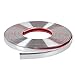 ATMOMO 12mm Silver Soft PVC Chrome DIY Moulding Line Car Decorating Line Trim Strip