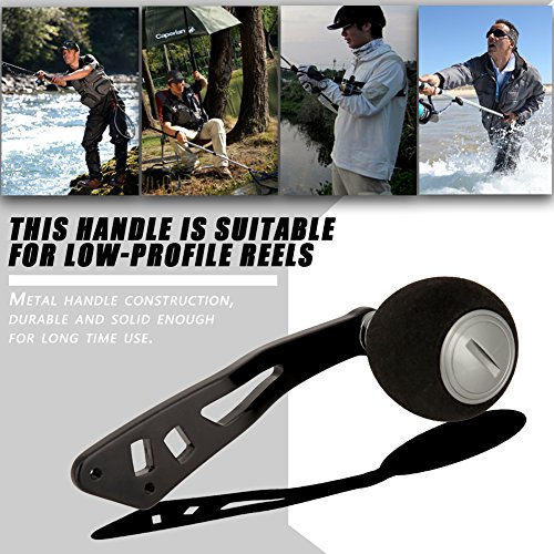 Angelrolle Griff, Eva mit Angelrolle Griff mit Zubehör Ersatzteile für Low Profile Reel (Khaki) – Bild 8