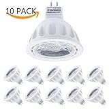 MR16 LED Bulbs, LightStory 500lm, 50W Halogen Bulbs Equivalent, 5W 500lm, GU5.3 LED Spot Light Bulbs, UL Listed, Pack of 10 (Neutral White)