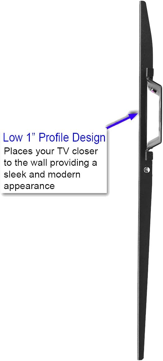 Cheetah Mounts APFMSB TV Wall Mount Bracket for 20-55” TVs Up To VESA 400 and 115 lbs (kg 52) including a Twisted Veins 10’ (3m) HDMI Cable and a 6" 3-Axis Magnetic Bubble Level - Image 3