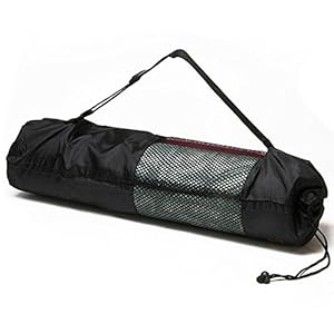 fitnessXzone® Yoga Mat Carrier Bag Mesh Nylon Adjustable Strap Exercise Fitness Physio Gym