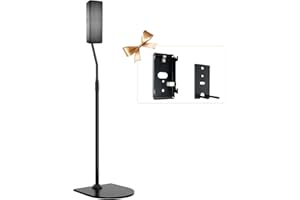 Pack of 1 Height Adjustable Stand for Bose Speaker Stands, with Slideconnect Bracket, for Surround 700, OmniJewel Lifestyle 6