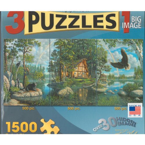 Kim Norlien The Promise Trilogy Triptych Jigsaw Puzzle - 1500 Total Pieces