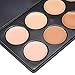 ACEVIVI Professional 10 Color Cream Concealer Foundation Makeup Palette Set Cosmetic Face Neutral Nudes Warm Eyeshadow Palette