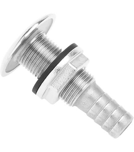 Bouchon De Vidange Ovale 1 Pouce En Acier Inox 316 Pour Bateau – étanche, Anti-rouille, Facile à Installer !